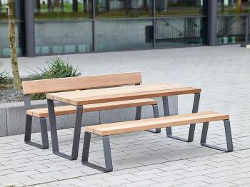Комплект стола з лавками  Wroclaw Простий та водночас дуже цікавий дизайн 